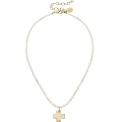 Alys Cross Necklace|Susan Shaw