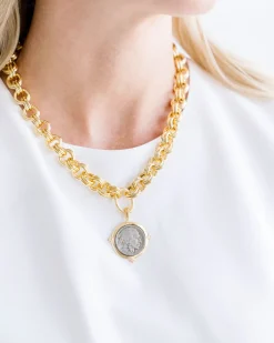 American Indian Head Nickel Necklace|Susan Shaw New