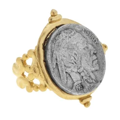 American Indian Nickel Ring|Susan Shaw Discount