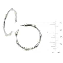 Bamboo Hoops|Susan Shaw Discount