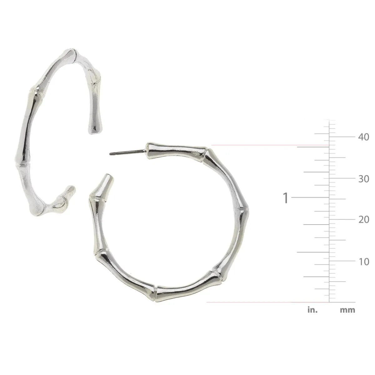 Bamboo Hoops|Susan Shaw Discount