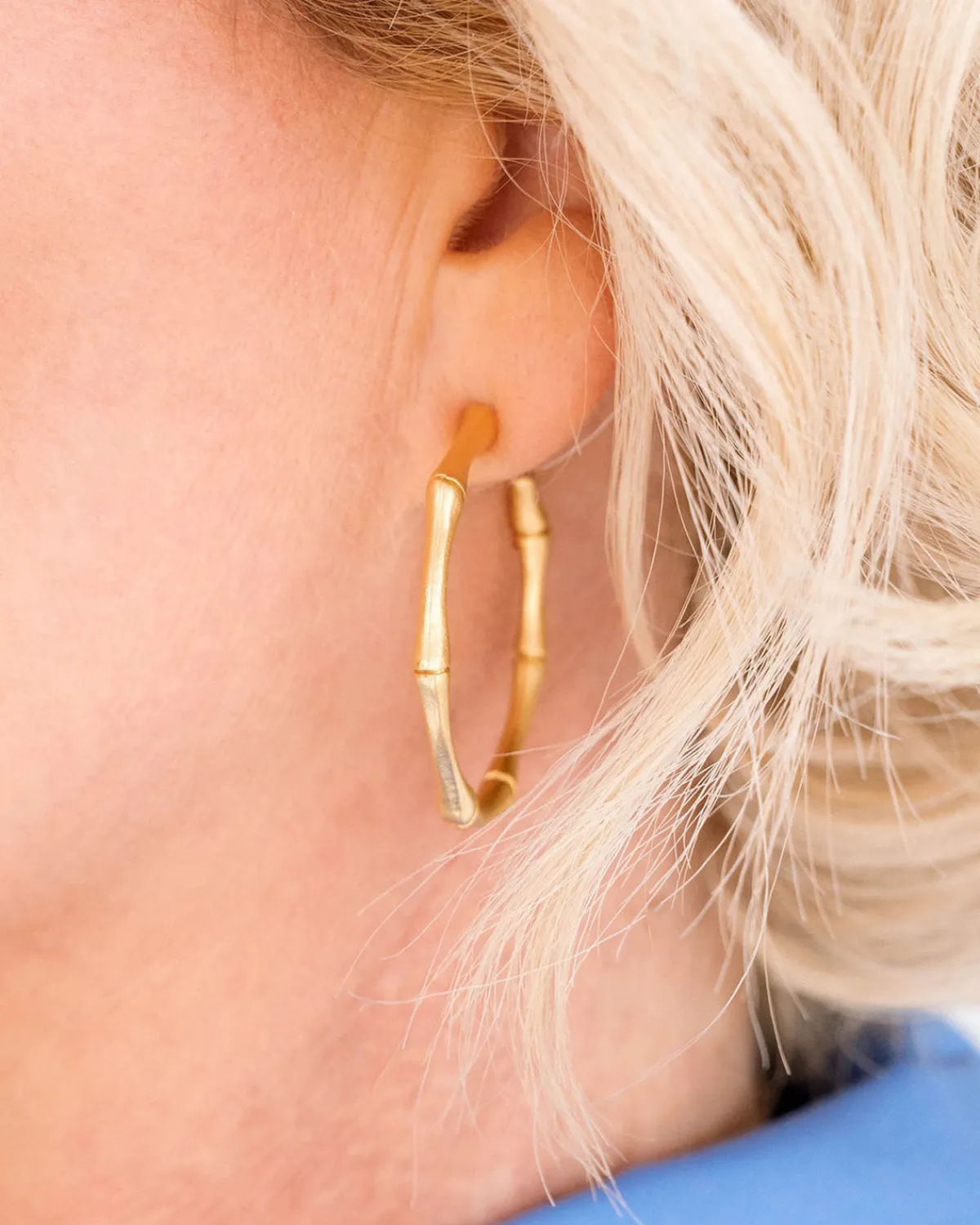 Bamboo Hoops|Susan Shaw Discount