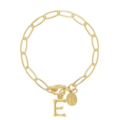 Bamboo Initial Bracelet|Susan Shaw