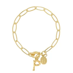 Bamboo Initial Bracelet|Susan Shaw
