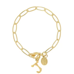 Bamboo Initial Bracelet|Susan Shaw