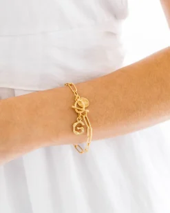 Bamboo Initial Bracelet|Susan Shaw