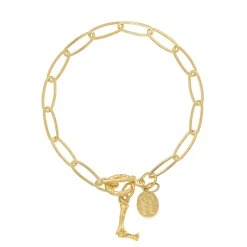 Bamboo Initial Bracelet|Susan Shaw