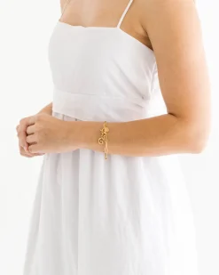 Bamboo Initial Bracelet|Susan Shaw