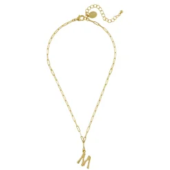 Bamboo Initial Necklace|Susan Shaw Discount