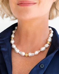 Baroque Pearl Bailey Necklace|Susan Shaw Best