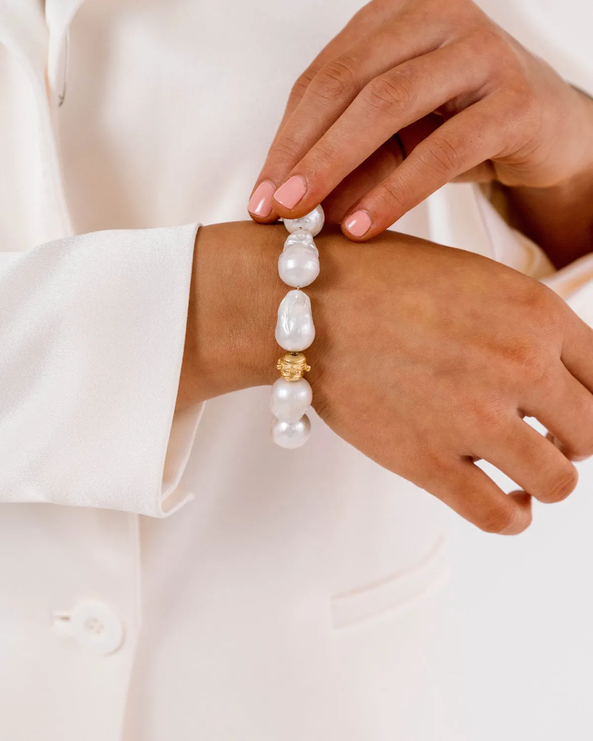 Baroque Pearl Bracelet|Susan Shaw Discount