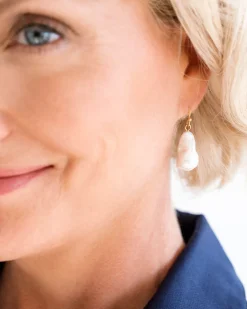 Baroque Pearl Drop Earrings|Susan Shaw Online