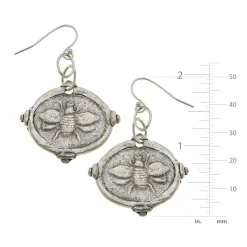 Bee Intaglio Earrings|Susan Shaw Online