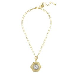 Bee Lira Paperclip Necklace|Susan Shaw Clearance
