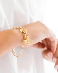 Bee Paperclip Bracelet|Susan Shaw New