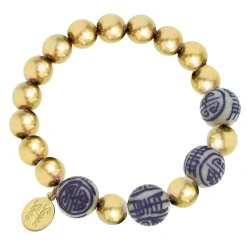 Blue & White Mini Margaret Bracelet|Susan Shaw Hot