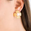 Braided Cross Pearl Studs|Susan Shaw