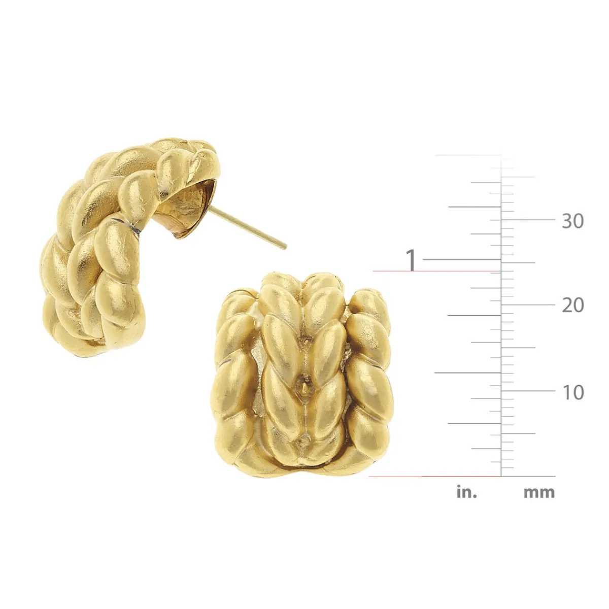 Braided Cuff Hoops|Susan Shaw Outlet