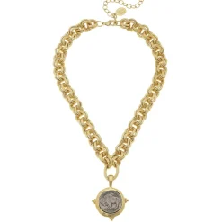 Buffalo Coin Necklace|Susan Shaw Best