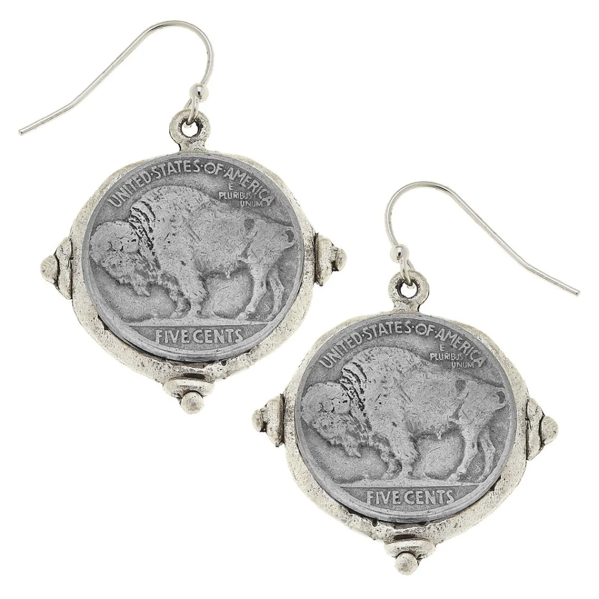Buffalo Nickel Earrings|Susan Shaw