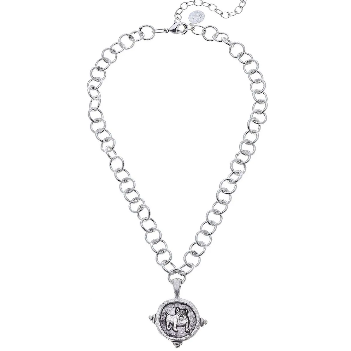 Bulldog Intaglio Necklace|Susan Shaw Best