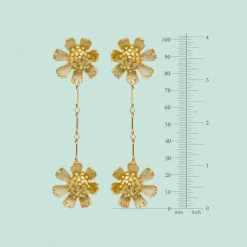 Buttercup Duster Earrings|Susan Shaw Sale