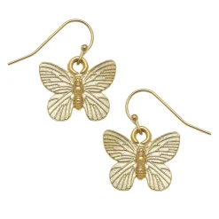 Butterfly Drop Earrings|Susan Shaw Sale