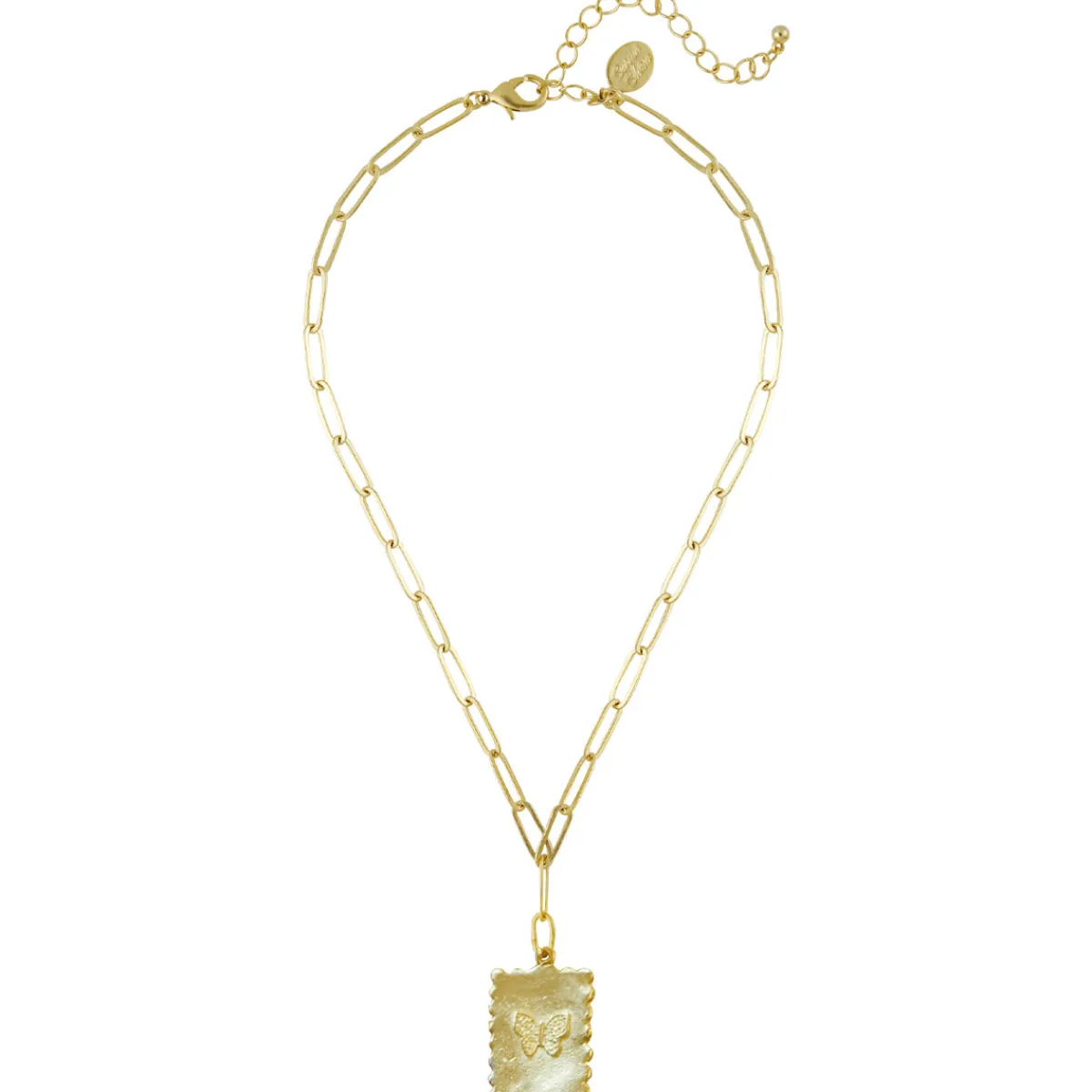 Butterfly Stamp Necklace|Susan Shaw New