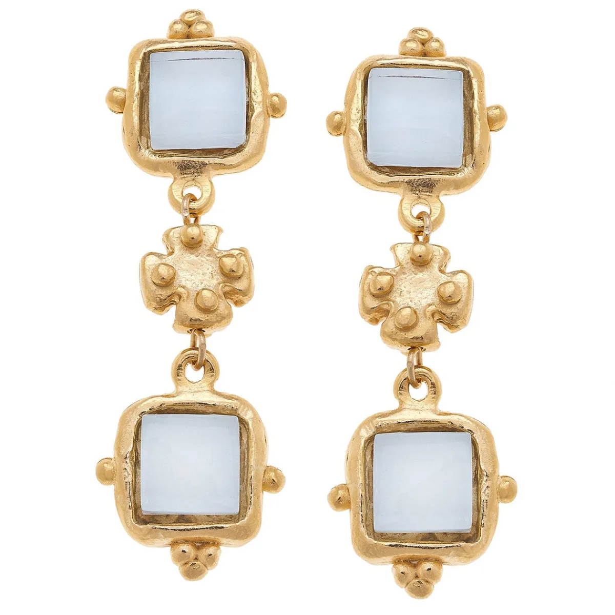Charlotte Deux Tier Earrings|Susan Shaw Best