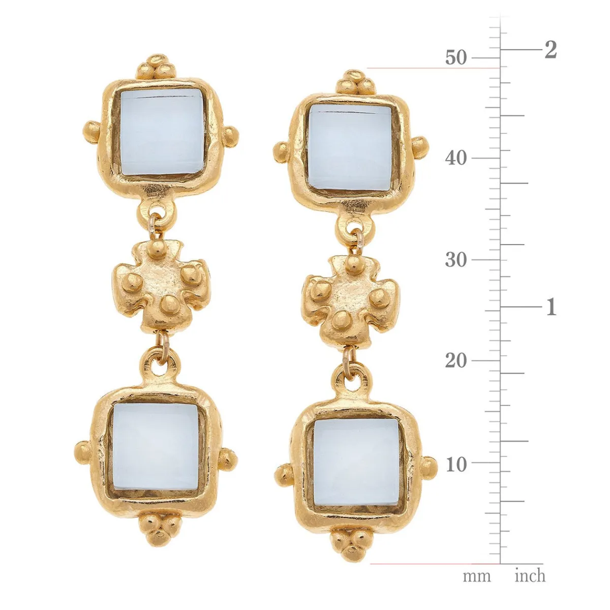 Charlotte Deux Tier Earrings|Susan Shaw Best