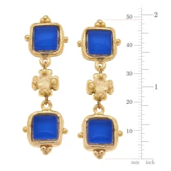 Charlotte Deux Tier Earrings|Susan Shaw Best