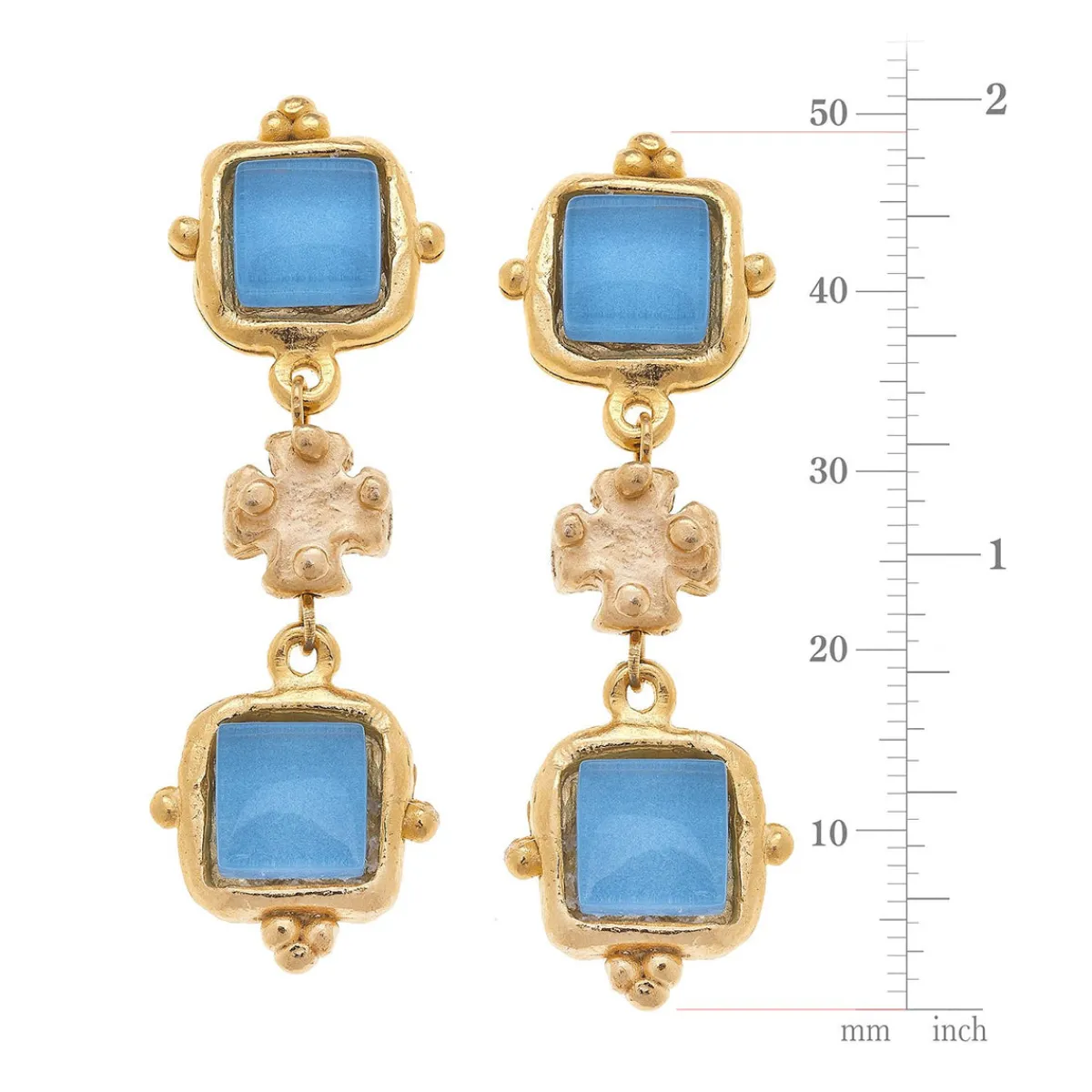 Charlotte Deux Tier Earrings|Susan Shaw Best