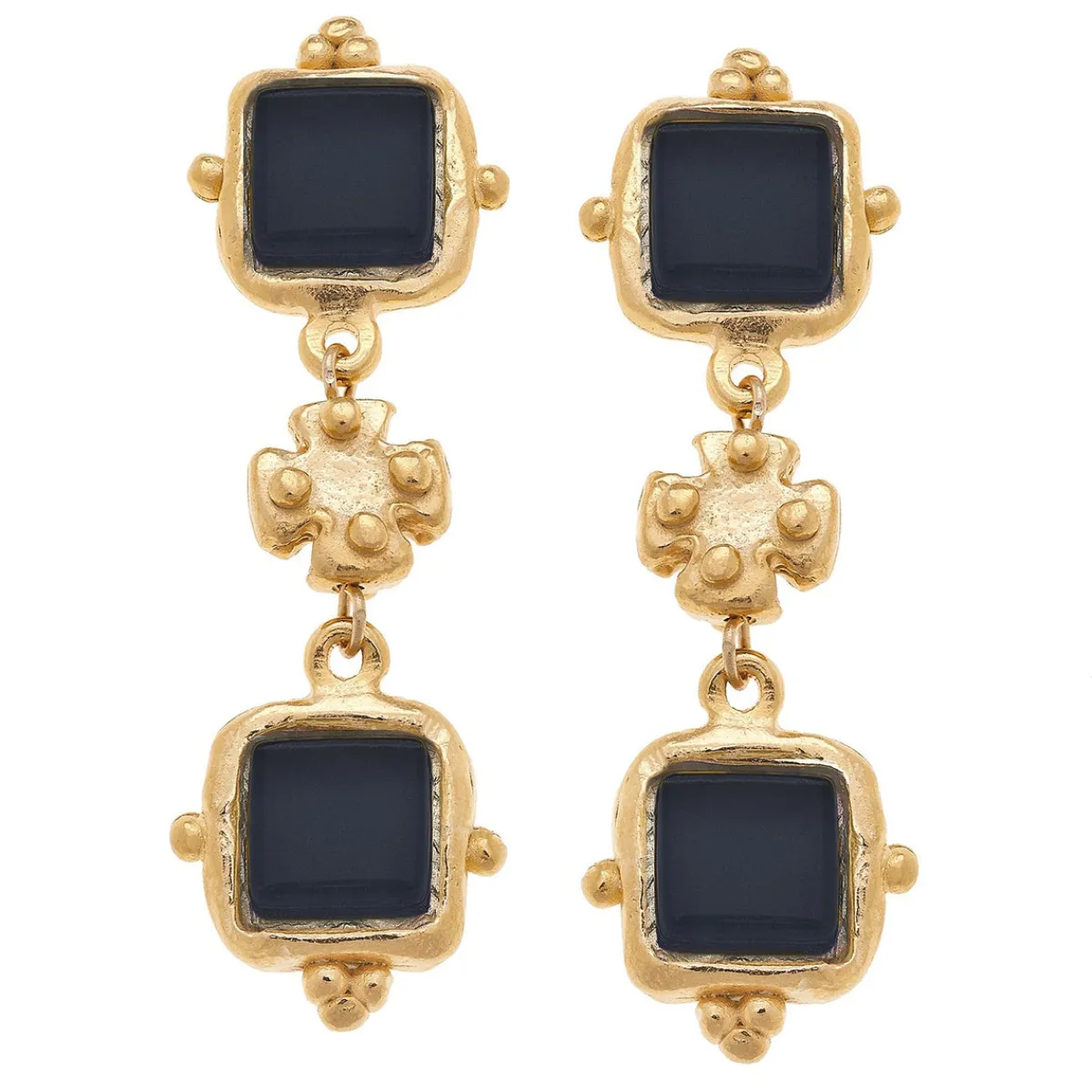 Charlotte Deux Tier Earrings|Susan Shaw Best