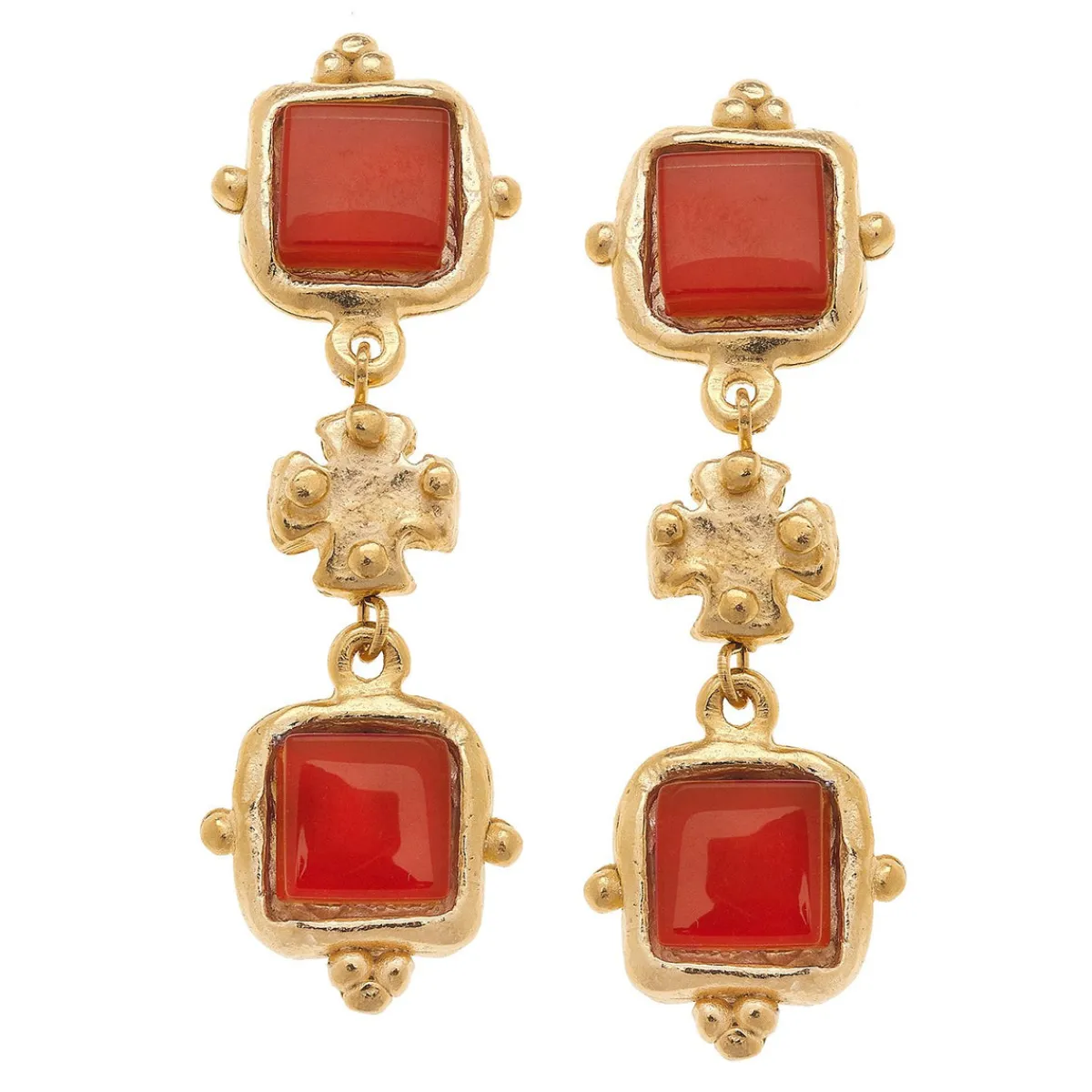 Charlotte Deux Tier Earrings|Susan Shaw Best