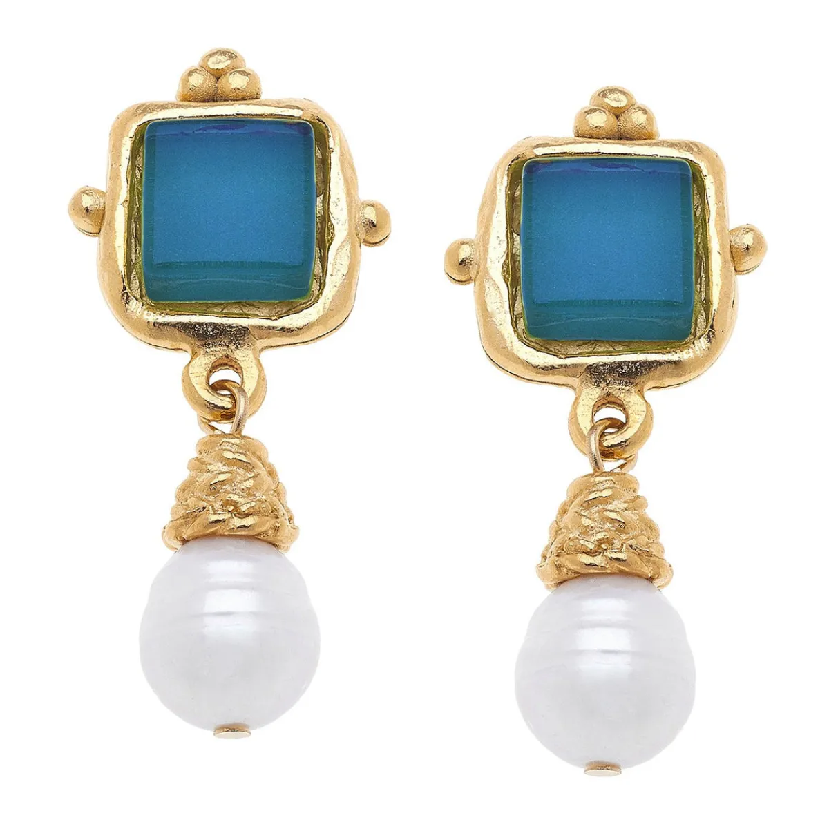 Charlotte Pearl Drop Earrings|Susan Shaw Clearance