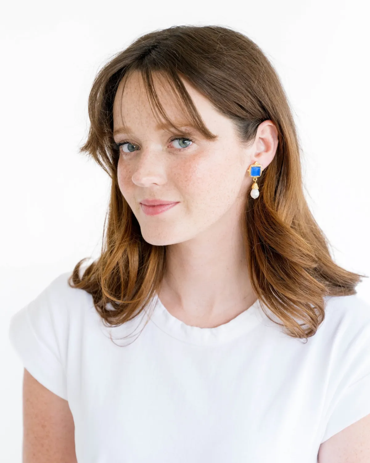 Charlotte Pearl Drop Earrings|Susan Shaw Clearance