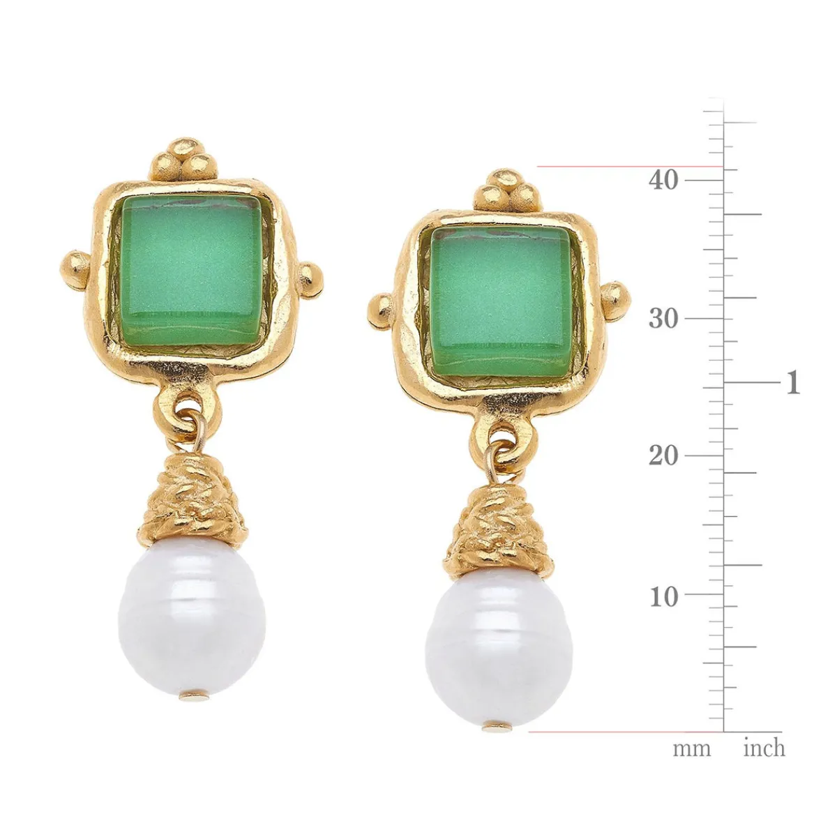 Charlotte Pearl Drop Earrings|Susan Shaw Clearance