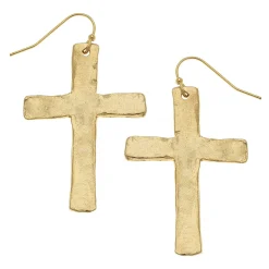 Classic Cross Earrings|Susan Shaw New