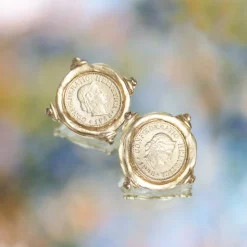 Coin Studs|Susan Shaw Sale
