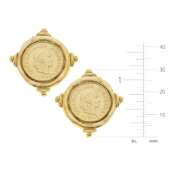 Coin Studs|Susan Shaw Sale