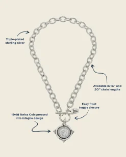 Coin Toggle Necklace|Susan Shaw Sale