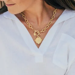 Coin Toggle Necklace|Susan Shaw Sale