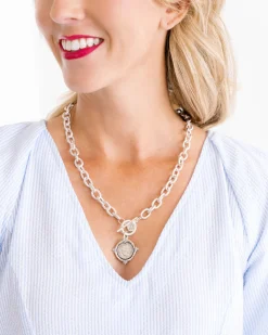 Coin Toggle Necklace|Susan Shaw Sale