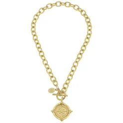 Compass Toggle Necklace|Susan Shaw Hot