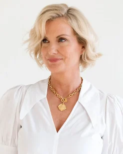 Compass Toggle Necklace|Susan Shaw Hot