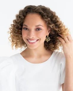 Coral Branch Earrings|Susan Shaw Hot