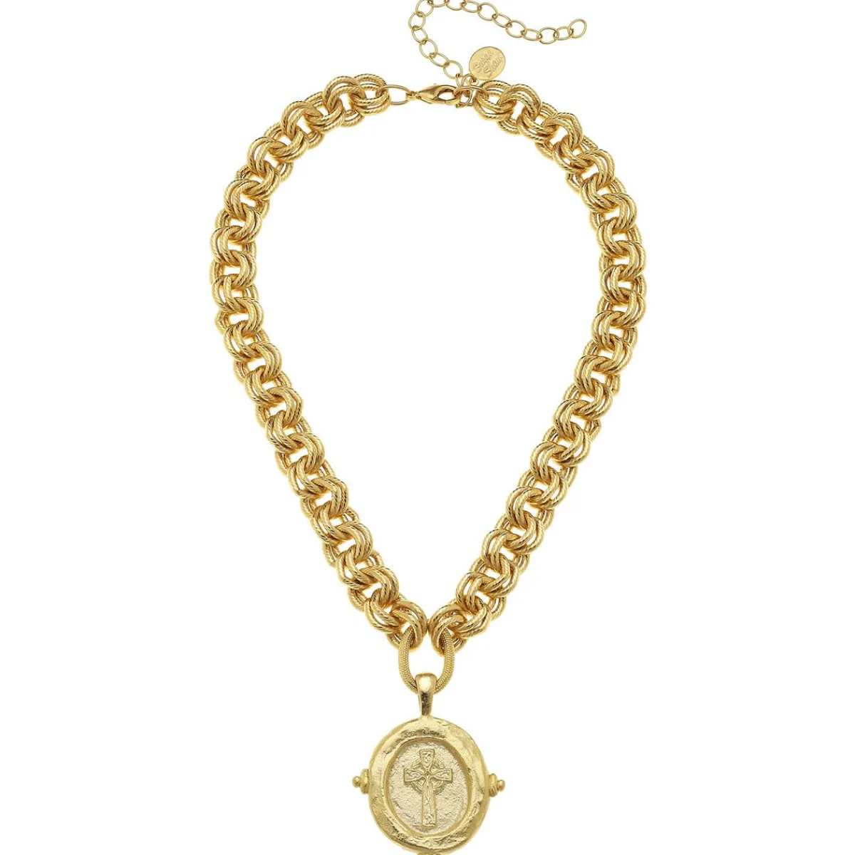 Cross Intaglio Necklace|Susan Shaw Hot