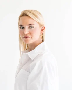 Cross + Pearl Drop Earrings|Susan Shaw