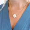 Dainty Pearl Cluster Necklace|Susan Shaw Sale