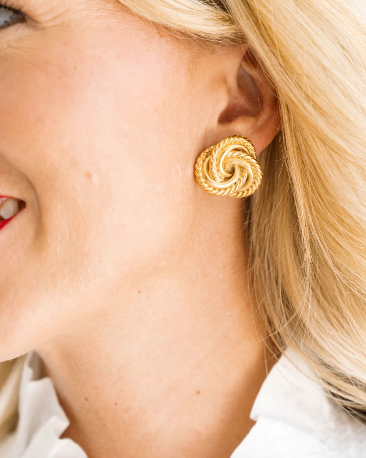 Diana Knot Studs|Susan Shaw Outlet